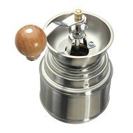 TOOGOO(R) Stainless Steel Manual Spice Bean Coffee Grinder Burr Grinder Mill with Ceramic Core N2