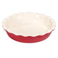 Baker's Advantage Ceramic Deep Pie Dish, 9-1/2-Inch, Blue N2