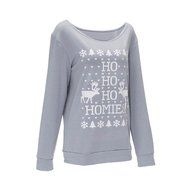 Xmas Pullover Shirt,Morecome Womens Christmas Printing Off Shoulder Sweatshirt (XL, Green) N20