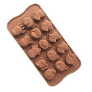 Always Your Chef Silicone Cartoon Animal Candy Mold/Chocolate Mold/DIY Molds, MINI Molds for Making Jelly-O, Random... N2