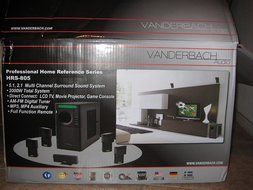 Vanderbach Audio 5 Speaker 5.1 2.1 Multi Channel Surround Sound System 2000w w/ remote AM/FM turner MP3/MP4 Game... N4