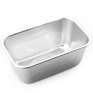 DUFUSTORE 1pcs 1l Rectangle Aluminum Box Loaf Tin for Home Bread Cake Baking Bakeware N2