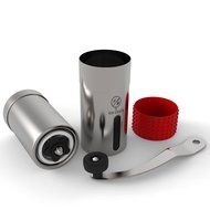 Manual Coffee Grinder with SILICONE GRIP -Professional Stainless Steel with Adjustable Ceramic Burr -Aeropress... N6