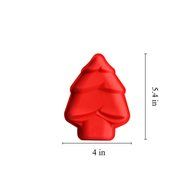 Naimo Nonstick Reusable Set of 5 Silicone Cupcake Makers Holiday Pattern Baking Tools for Christmas N2