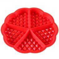Silicone Waffle Mold Maker Pan Microwave Baking Cookie Cake Muffin Bakeware Kitchen Tools Random Color N4