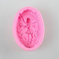 Sher Flower Fairy Shaped Soap Mold Fondant Cake Chocolate Silicone Mold, Decoration Tools Bakeware N6