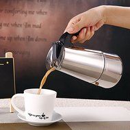 Italian Stainless Stovetop Expresso Latte Coffee Maker MOKA Percolator (100ML)