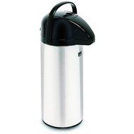 BUNN 2.2 Liter Push-Button Airpot, Glass Lined, 28696.0002, Stainless Steel