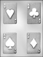 CK Products 3-1/2-Inch Ace Cards Chocolate Mold