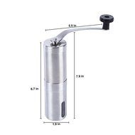 Amfocus Manual Coffee Grinder with Ceramic Burr, Hand-crank Grinding Mill N16