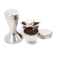 Amfocus Manual Coffee Grinder with Ceramic Burr, Hand-crank Grinding Mill N18