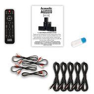 Acoustic Audio AA5104 Home Theater 5.1 Speaker System with USB Bluetooth and 5 Extension Cables N2