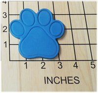 Paw Print Shaped Fondant Cookie Cutter and Stamp #1158