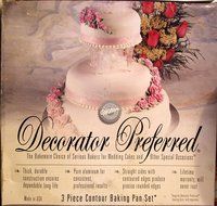 Wilton Decorator Preffered 3 Piece Contour Baking Pan Set N2