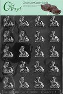 Cybrtrayd E001 Sitting Bunny Easter Chocolate/Candy Mold, Bite Size