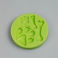 Y&amp;XL&amp;H Dog Paws Bones Silicone Molds Fondant Cake Decoration Sugarcraft Tools Polymer Clay Fimo Chocolate Candy... N2