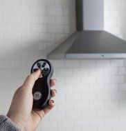 GE Profile JVW5361SJSS 36" Wall-Mount Pyramid Chimney Hood with 350 CFM Venting System with Boost Electronic Backlit... N5