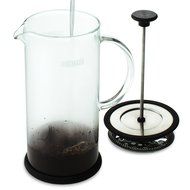 Forlife Cafe Style Glass Coffee/Tea Press 32-Ounce - Black N7