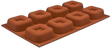 Pavoni Orange Non Stick Square Savarin N2