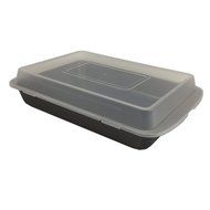 3 Pack of Baker&#039;s Secret Premium Nonstick 13&quot;x9 &quot; Cook &#039;N Carry Cake Pan with Lid N2