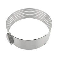 Stainless Adjustable 6&quot; - 8&quot; Layer Cutting Slicing Mousse Cake Ring Mould Bakeware Tool N2