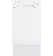 GE GIDDS-RI-00637 Built-In 18" Dishwasher With Front Controls, White, 7 Cycles/12 Options