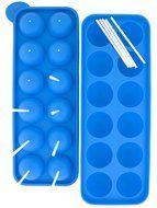 EdgeHome Cake Pops Make &amp; Bake Silicon Pastry Mold &amp; Sticks (Makes 12 Pops) N2