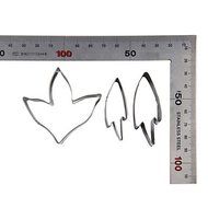 Sher FOUR-C Stainless Steel Maple Cutter Fondant Sugar Craft Cupcake Mold Baking Moulds Cookie Decorating Cutter... N5