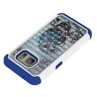 Galaxy S7 Case, HLCT Rugged Shock Proof Dual-Layer Case for Samsung Galaxy S7 (2016) (Owl Blue) N10