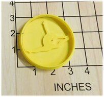 Gymnastics Gymnast Tumbling Cookie Cutter and Stamp #1013 N2