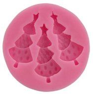 Baking Molds 3D Silicone Mould Cake Candy Pastry Tools Decorating Non-stick Christmas Tree with Star on Top Sugarcraft... N2