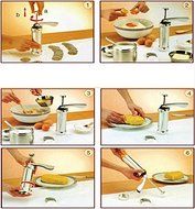 N.choice Aluminum Biscuit Cookie Maker Pump Press Machine Cake Decor 20 Moulds 4 Nozzles Silicone Cookie Stamp... N6