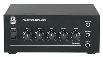 Pyle PCM20A 40 Watts Power Amplifier with 25 and 70 Volt Output
