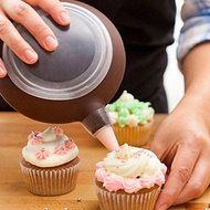 Sher Macaron Baking Decorating Pen Pastry Cream Cake Muffin 4 Nozzle Silicone Set N4