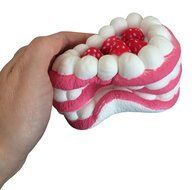 Squishy &amp; Slow Rise SCENTED Eric Next Series JUMBO Strawberry Cake &amp; Bonus Random Jenna Lyn Squishy! (Chocolate... N18