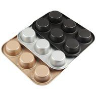 Yilove Non Stick 12 Cup Muffin Cupcake Pan (Black) N23