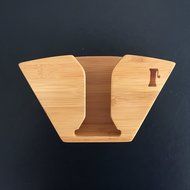 Bamboo Coffee Filter Holder for Aeropress, Chemex and Hario Pour Over filters N3