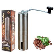ATK Stainless Steel 304 Hand Manual Coffee Bean Grinder Kitchen Grinding Tool Mill N6