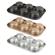 Yilove Non Stick 12 Cup Muffin Cupcake Pan (Black) N24