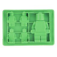Sher (Random color)1Pc Silicone Candy &amp; Ice Cube Trays Building Bricks and Little Man Robot Bar Mold Shapes N3