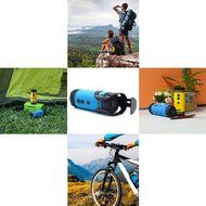 Bigrids Portable Stereo Bluetooth Speakers Perfect for Outdoor Cycling, Hiking and Climbing, Built-in Microphone... N7
