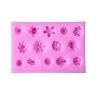 Sher Flower Flowers Fondant Cake Cake Chocolate Silicone Molds,Decoration Tools Bakeware N3