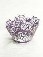 HUAL Cupcake Wrappers 50 Filigree Artistic Bake Cake Paper Cups Spider silk Lace Laser Cut Liner Baking Cup Muffin... N6