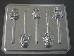 Star Wonders Faces Chocolate Candy Lollipop Mold Star Wars Storm Troopers