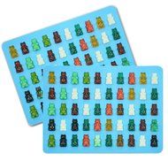 Ticent Silicone Gummy Bear Candy Molds - 50 Cavity (Pack of 2) N6