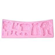 Baby Clothes Silicone Mold for Fondant, Gum Paste, Chocolate, Crafts N2