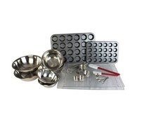 Restaurant Muffin and Cup Cake Maker 17 Piece Set Home Kitchen Bake