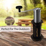 Premium Ceramic Burr Manual Coffee Grinder, Best Coffee Bean Grinder by EcoGrinder - Adjustable, Portable, Stainless... N3