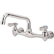 PROPLUS GIDDS-283165 Lead-Free Wall-Mounted Commercial Sink Faucet with 8-Inch Spout, Chrome-Plated