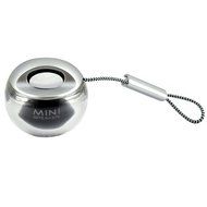 Generic Mini Speaker Built-in Rechargable Lithium Battery Output 3 Watts With Foldable AUX Cable(Black)